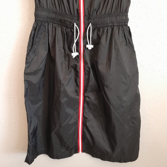 HUNTER for Target Black Sporty Windbreaker Sleeveless Dress Full Zip Front XS - Picture 2 of 16